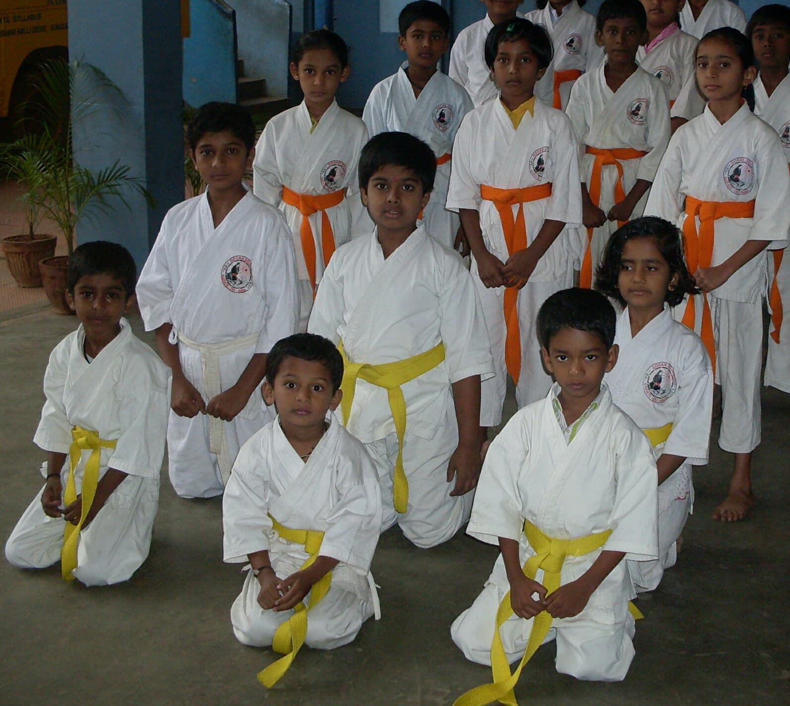 Young Warriors Standing in Seiza