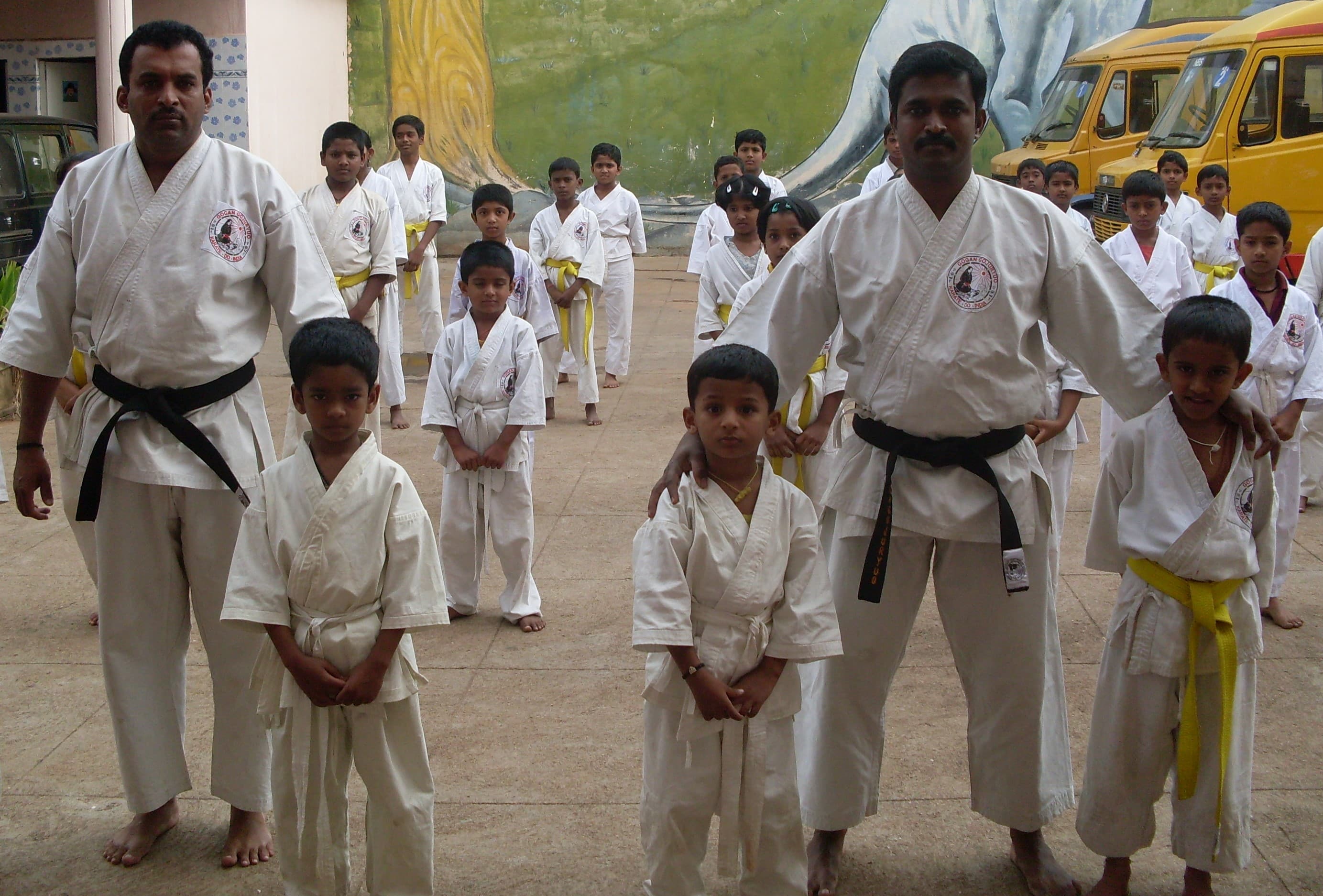 Senseis Leading Morning Formation