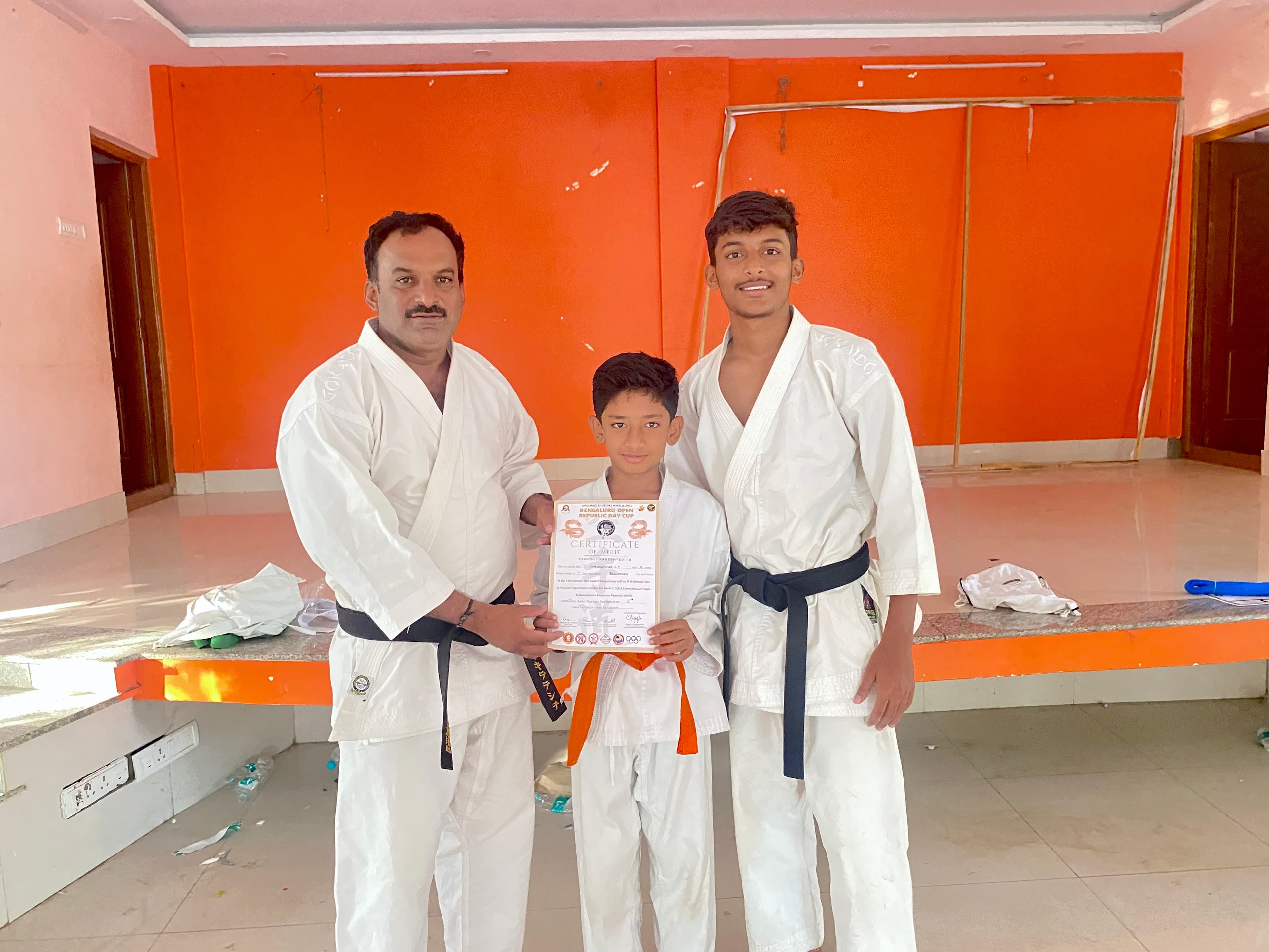 Martial Arts Belt Exam Session